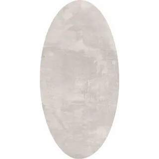 vidaXL Bereichsteppiche Oval HUARTE Sand 100 x 200 cm 100 %Polyester - Braun