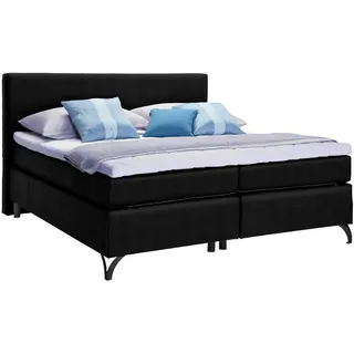 Esposa BOXSPRINGBETT Schwarz - 160x200 cm