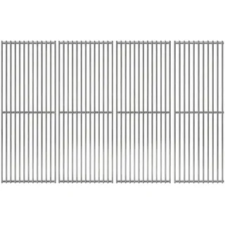ibanbanla 41,5 x 89cm Edelstahl Grillrost für Burnhard Big Fred, Taino Platinum 4+2, Taino Black 4+2, für Tepro 3662 gasgrill, für Enders Chicago 4, Next 4, Jedes Stück misst 41,5 x 23,5cm, 4 Stück