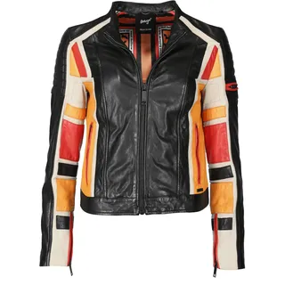 Maze Lederjacke "Lederjacke 42020125", orange, rot