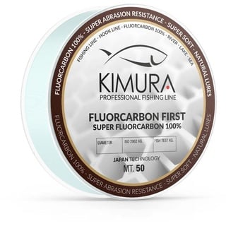 KIMURA FLUOROCARBON First 100% Monofil Unisex Erwachsene, Cristal, 0.350