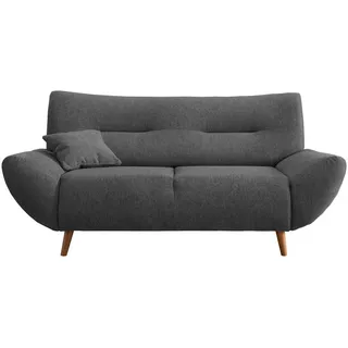 MID.YOU 2-Sitzer-Sofa Drago Anthrazit Chenille