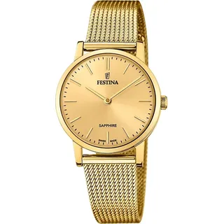 Festina Swiss Made F20023/2 Damenarmbanduhr - Goldfarben/Goldfarben