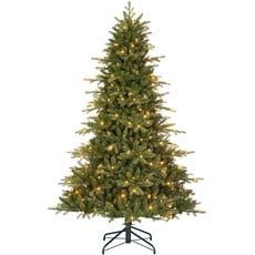 Black Box Trees Boyle Künstlicher Weihnachtsbaum mit LED-Beleuchtung – H230 x Ø147 cm – Grün