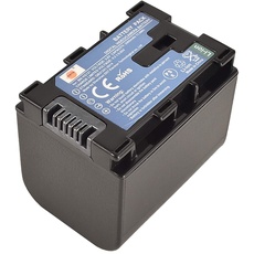 DSTE Ersatzakku BN-VG121 Batterie kompatibel mit JVC GZ-HD500 GZ-HD520 GZ-HD500 GZ-HD620 HM450 HM550