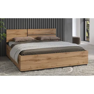 OTTO home »Cross, moderner Bettrahmen« Doppelbett in zwei Grössen, stabiles Bettgestell, braun