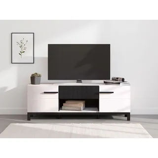 Home Affaire Lowboard HOME AFFAIRE "Sarthe, Breite 147,5 cm TV- Lowboard, TV-Schrank, TV-Ständer", weiß (opaque weiß), B:147,5cm H:50,5cm T:42cm, FSC-zertifizierter Holzwerkstoff, Sideboards, Lowboard, TV-Kommode, Modernes Design, mit Schublade in toller 3D-Optik