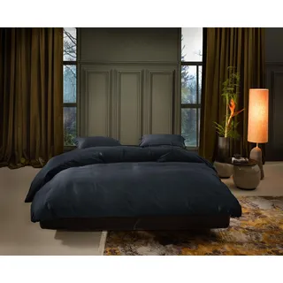 Essenza Bettwäsche »Minte, Baumwoll-Satin, unifarben« 2 Stk., tlg., blau