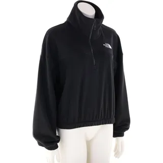 The North Face Damen 100 Glacier Half Zip Fleece Pullover (Größe S, schwarz)