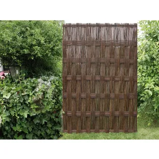 Sichtschutzzaun-Element Pisa 180 cm x 120 cm Braun