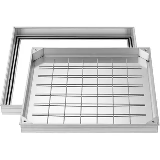 Vevor Schachtabdeckung mit Rahmen 60 x 60 cm