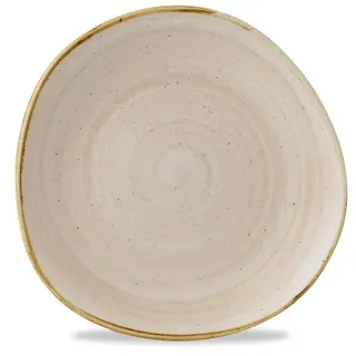 Churchill 12 x Teller flach Organic 29cm STONECAST nutmeg cream