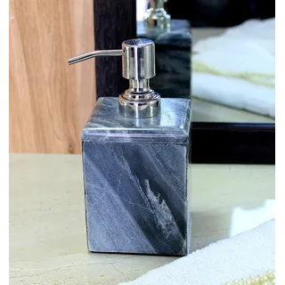 KLEO Marmor Steinseifenspender seifenspender Flüssigseifenspender - luxuriöse Badaccessoires-Kollektion - Marble Stone Soap Dispenser/Lotion Dispenser