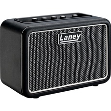 Laney MINI-STB-SUPERG Bluetooth Battery Powered Guitar Amp with Smartphone Interface - 6W - Supergroup edition schwarz
