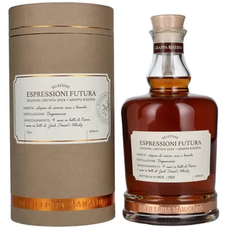 Marzadro Espressioni Futura 2024 0,7L - Limitierte Edition Premium Grappa aus Holzfassreifung
