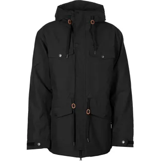 Atrip Herren Hekla Snowboardjacke Jacke, schwarz, S EU