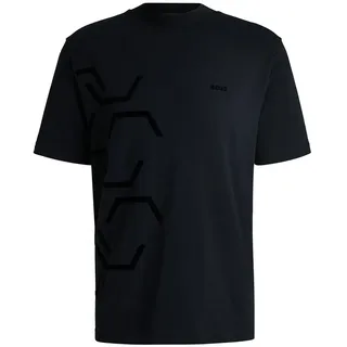 Boss Tock Hexaquilt Sweatshirt - Dark Blue - XL