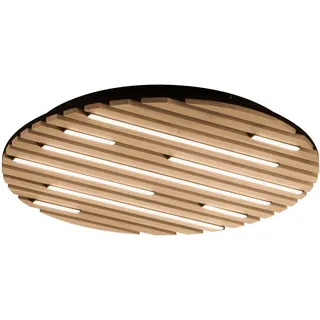 Paul Neuhaus Led-Deckenleuchte 2 rund Eichefarben