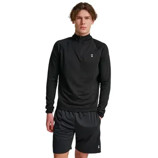 Hummel Pulse Midlayer Halbreißverschluss-sweatshirt - Black - S