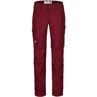 Fjällräven Damen Karla Pro Zip-Off Hose (Größe XS, rot)