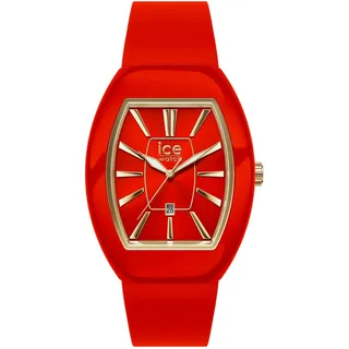 Ice-Watch - ICE boliday Dome Red gold - Rote Damenuhr mit Silikonarmband - 024542 (Small)