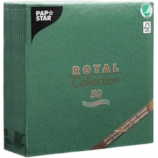 Bild 50 Servietten "ROYAL Collection" 1/4-Falz 40 cm x 40 cm dunkelgrün