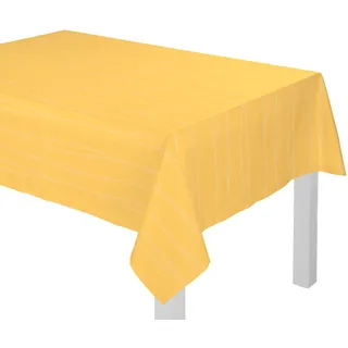 Tischdecke WIRTH "LANGWASSER" Gr. 1, gelb, B:85cm L:85cm, Kunstfaser, Tischdecken, Tischdecke