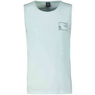 LERROS Muskelshirt »LERROS Tanktop mit Brustprint«, blau