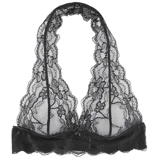 LASCANA Neckholder-BH Damen schwarz Gr.32