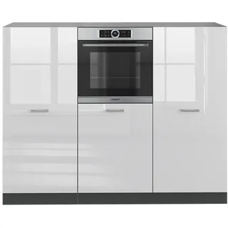 Vicco Küchenzeile R-Line 180 cm Weiß Hochglanz/Anthrazit