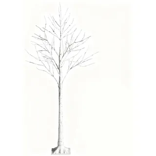 Costway Künstlicher Weihnachtsbaum Weiß 150 cm