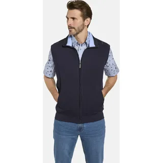 Sweatweste BABISTA "Sweatweste NUVIANO", Herren, Gr. XXL, blau (dunkelblau), Obermaterial: 100% Baumwolle CO., regular fit normal, Westen Sweatweste, mit Schulterapplikation