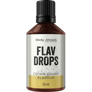 Body Attack Flav Drops - 50 ml, Cookie Dough