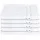 Milano Waschhandschuh 16 x 22 cm weiß 5 St.