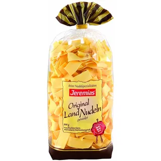 Jeremias Bandnudeln 20mm gewalzt Gourmet Frischei Landnudeln 500g