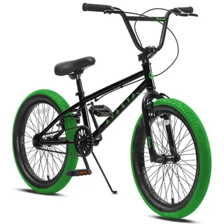 AVASTA Rubato 18 20 Zoll Freestyle BMX Kinderfahrrad für Anfänger ab 5 Jahren, Mehrfarbig
