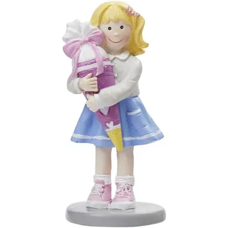 Color-Up Figur, Mädchen mit Schultüte II, 8,5cm