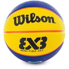 Wilson Unisex-Adult FIBA 3X3 MINI RUBBER BASKETBALL BROWN,