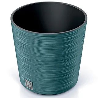 Skandinavisches blaues Pflanzgefäß mit Behälter, Kollektion FURU, 30 x 30 x 29,4 cm, Inhalt 15 L.