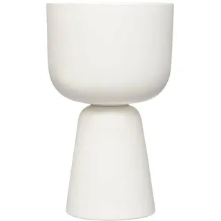 Iittala Nappula Blumentopf aus Keramik in der Farbe Weiß, Maße: 15,5cm x 19cm x 32cm, 1059792