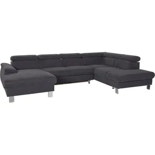 Cotta "Komaris U-Form, B: 320 cm", mit Kopfteilverstellung, optional Bettfunktion, Bettkasten & Licht,