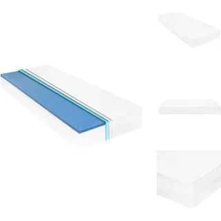 vidaXL Matratze 100 x 200 cm Viskoelastischer Memory-Schaum 18 cm - Matratzen