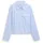 Langarmbluse Blau/Weiß XL