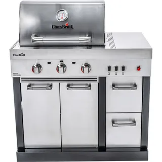 Char-Broil 3200 Ultimate Modulare Outdoorküche silber