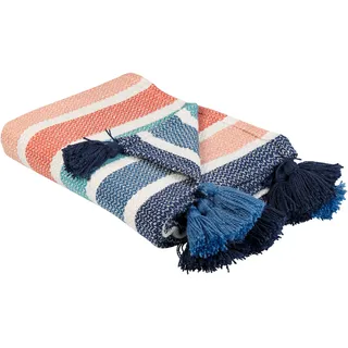 Beliani Decke, Mehrfarbig, Textil, 130x150 cm Bunt