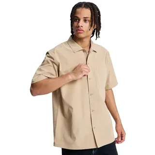 DC Shoes Kurzarmhemd gestreift Braun S