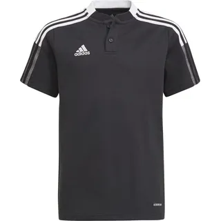 Adidas Tiro 21 Poloshirt Kinder - Schwarz - Schwarz