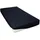 Spannbettlaken Baumwolle-Jersey 120 x 200 cm schwarz