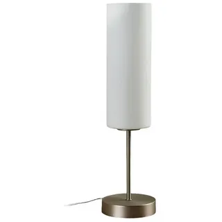 Lindby Tischlampe Felice (Modern) in Weiß aus Glas (1 flammig, E27) - Tischleuchte Schreibtischlampe Nachttischlampe Wohnzimmerleuchte