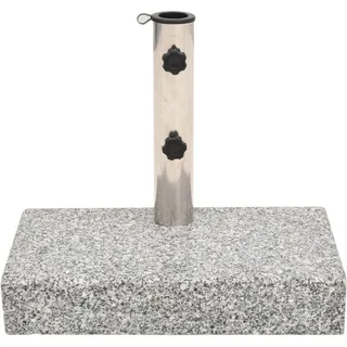 vidaXL Sonnenschirmständer Granit Rechteckig 25 kg - Grau